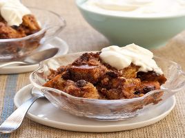 Chocolate-Hazelnut Bread Pudding